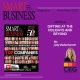 Cover picture of the Smart Business Magazine on the left overlaid on a dark purple background. On the bottom right corner is a picture of Judy Bodenhamer (author).